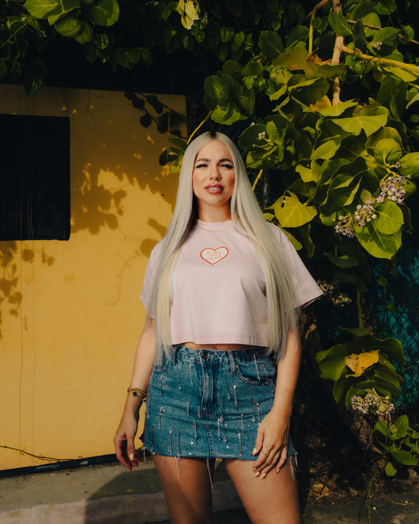 *Hot Girls Wear Drip Dose Crop-Top