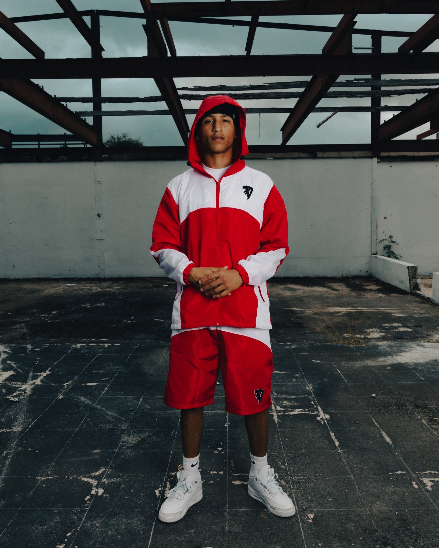 *TRACKJACKET (RED WHITE)