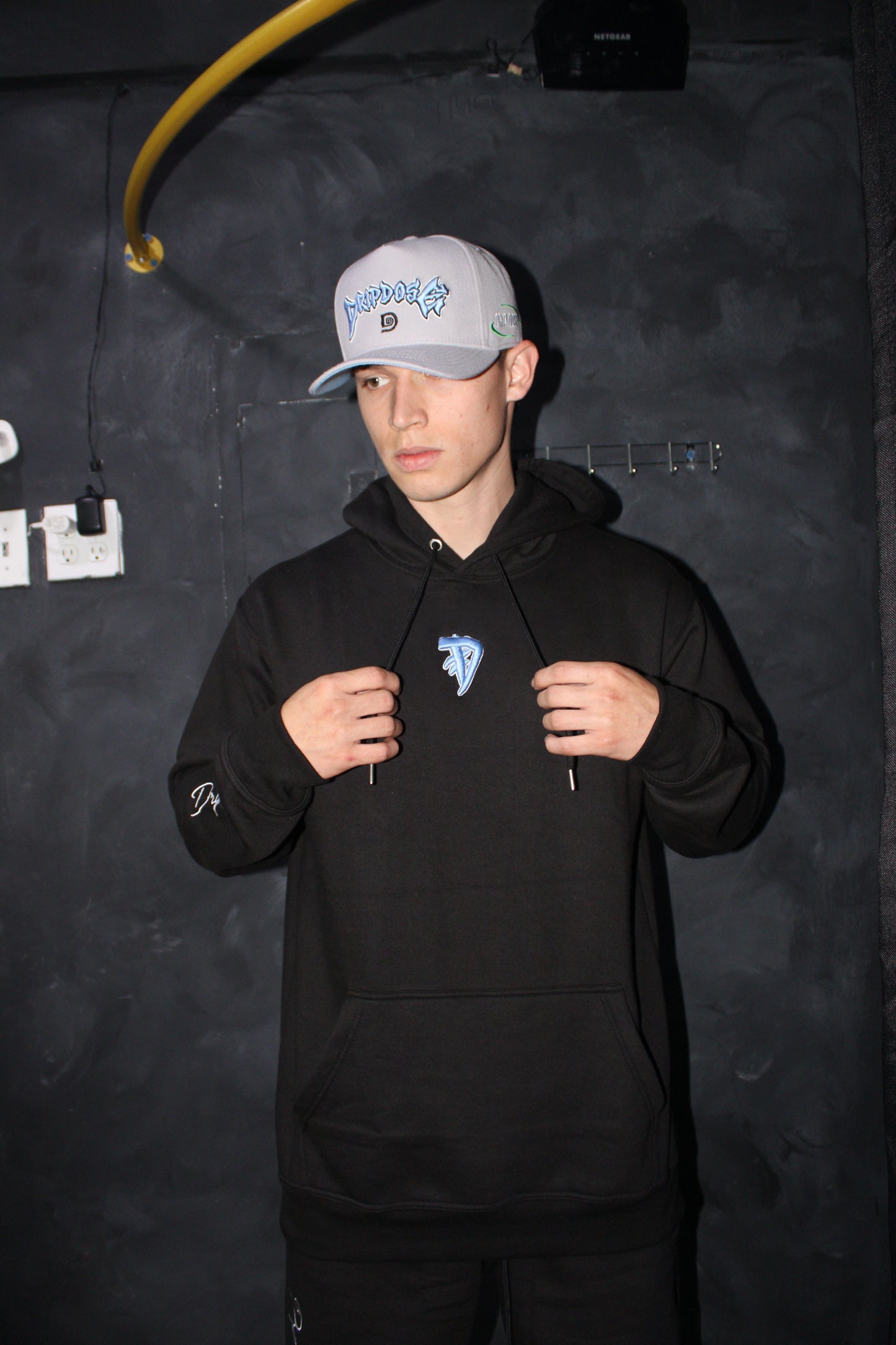 Embroidered Logo Hoodie