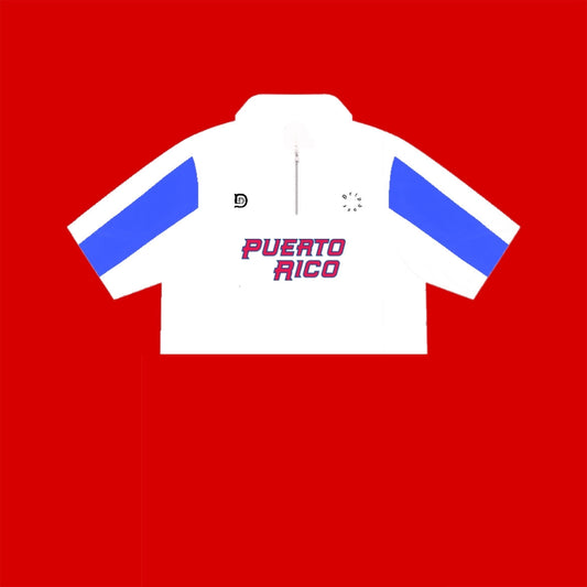 *PR CROP-TOP POLO JERSEY 🇵🇷
