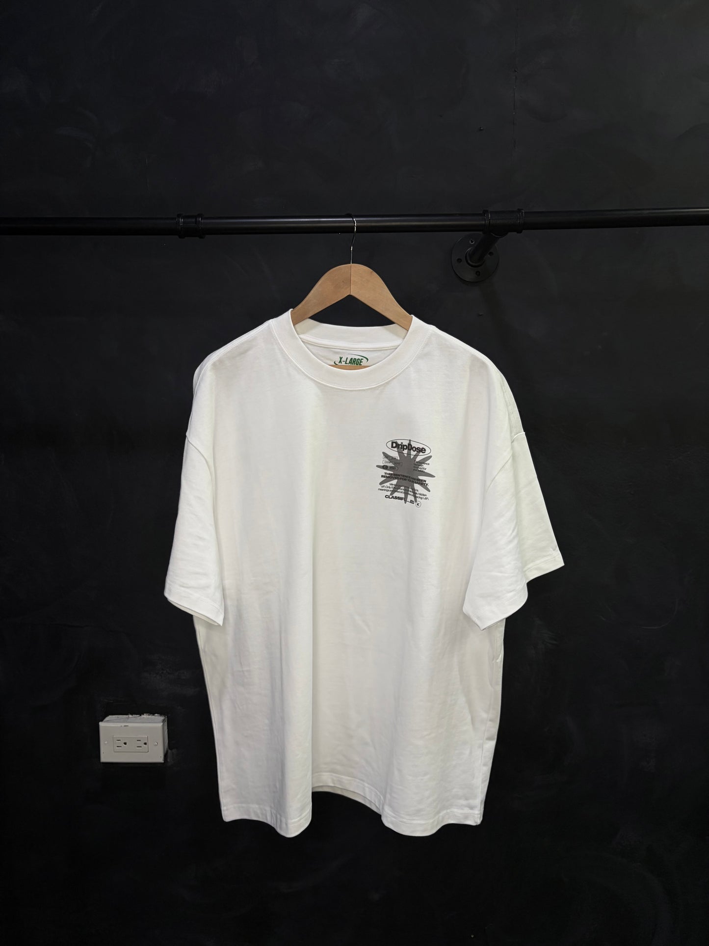 Classified Tee (White/Grey)