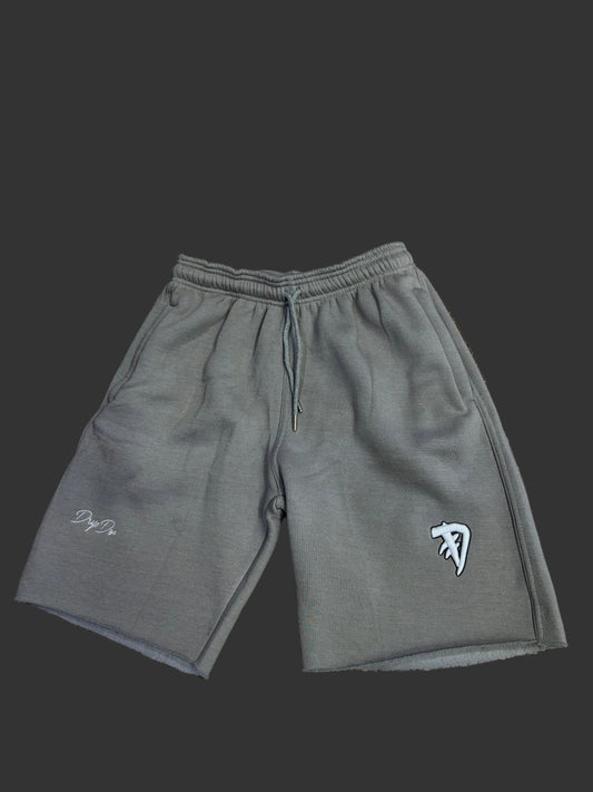 GREY SHORT Fleece Cotton