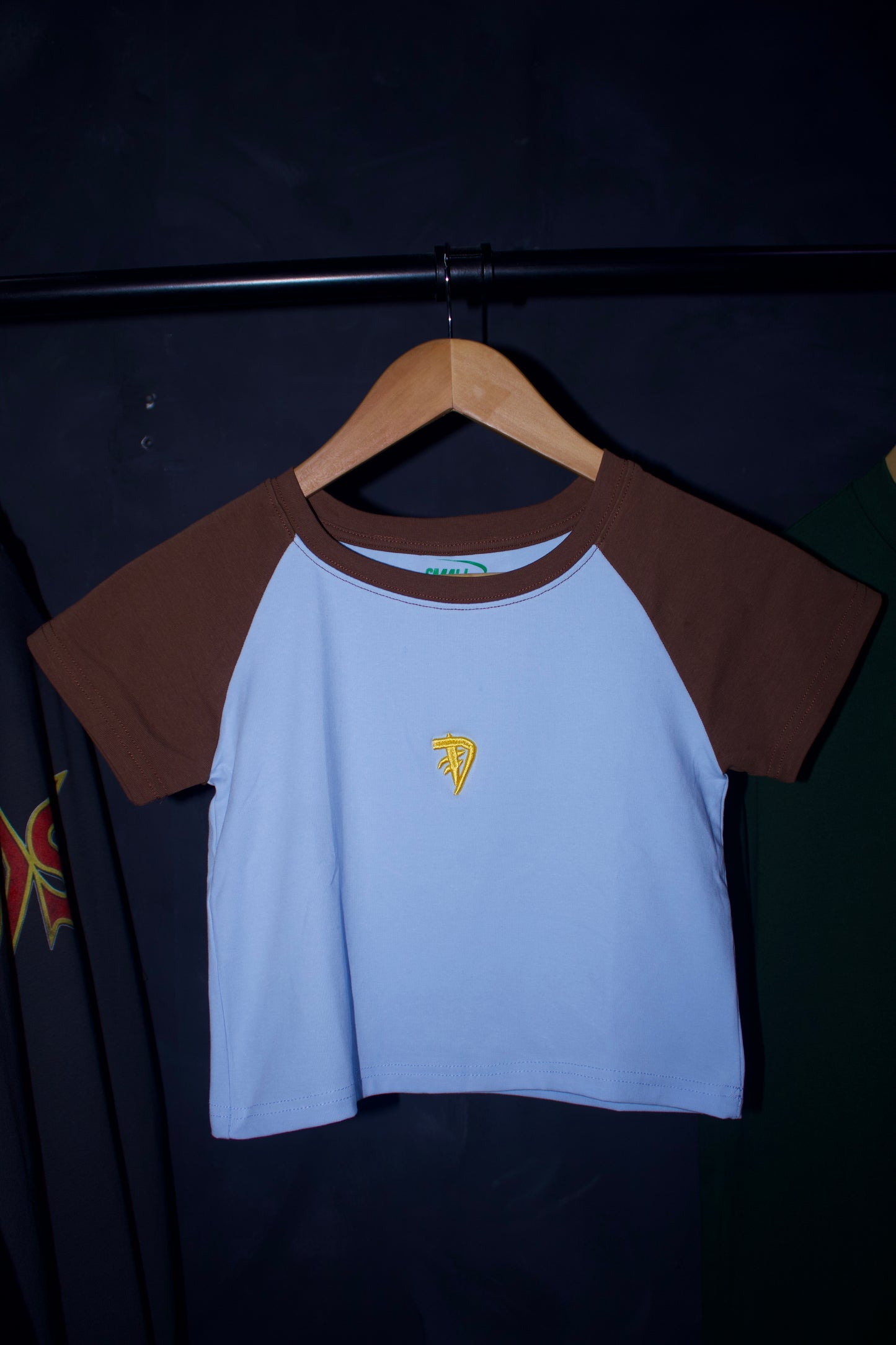**WMNS Crop Top [baby tee] 🩵🤎💛