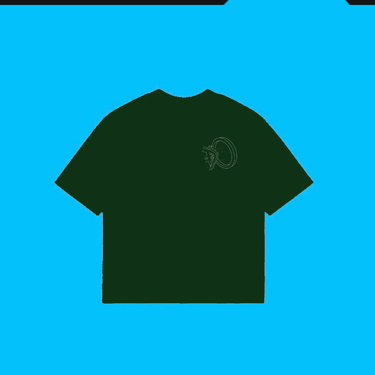 *BLUEPRINT TEE (Dark Green/White)