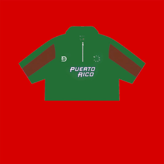 *PR (DTMF COLORWAY) CROP-TOP POLO JERSEY 🇵🇷