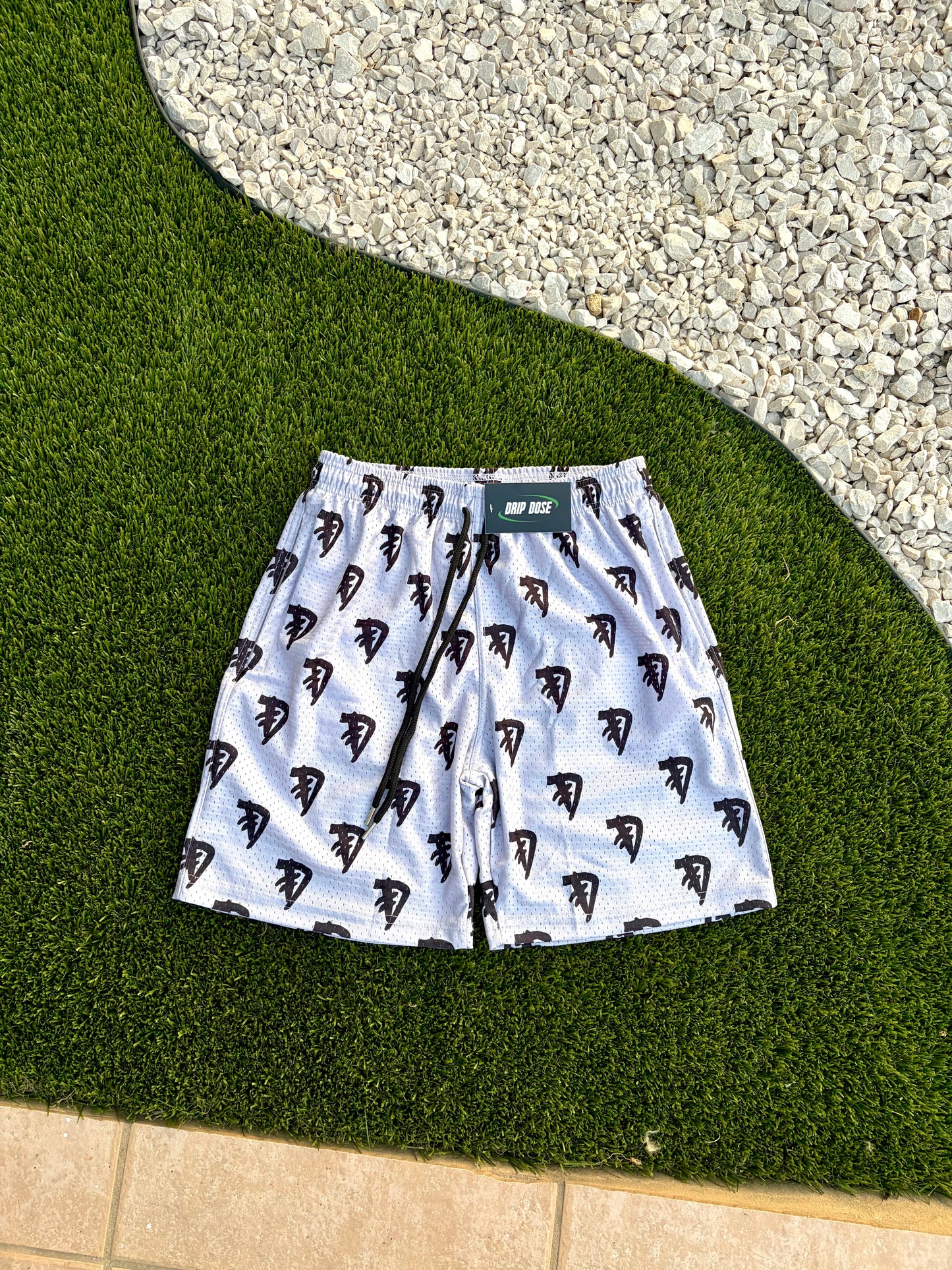 *All Over Drip Mesh Shorts