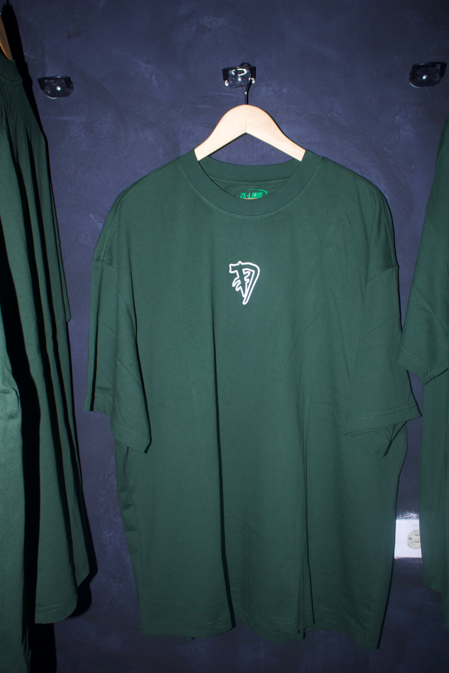 *Drip Essentials Embroidered Logo [Green/White]