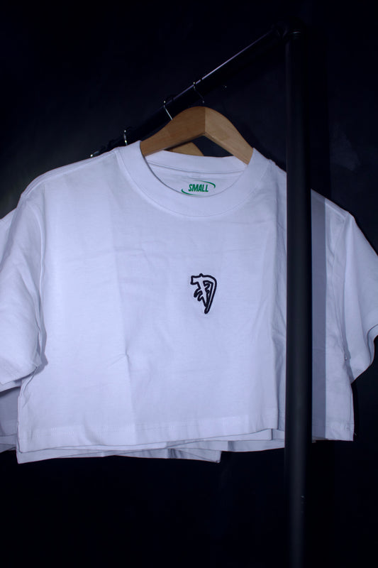 *Embroidered Logo Crop Tops