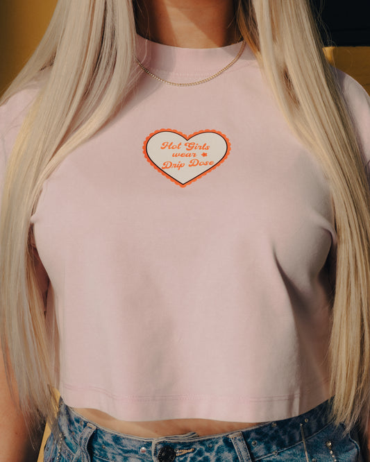 *Hot Girls Wear Drip Dose Crop-Top
