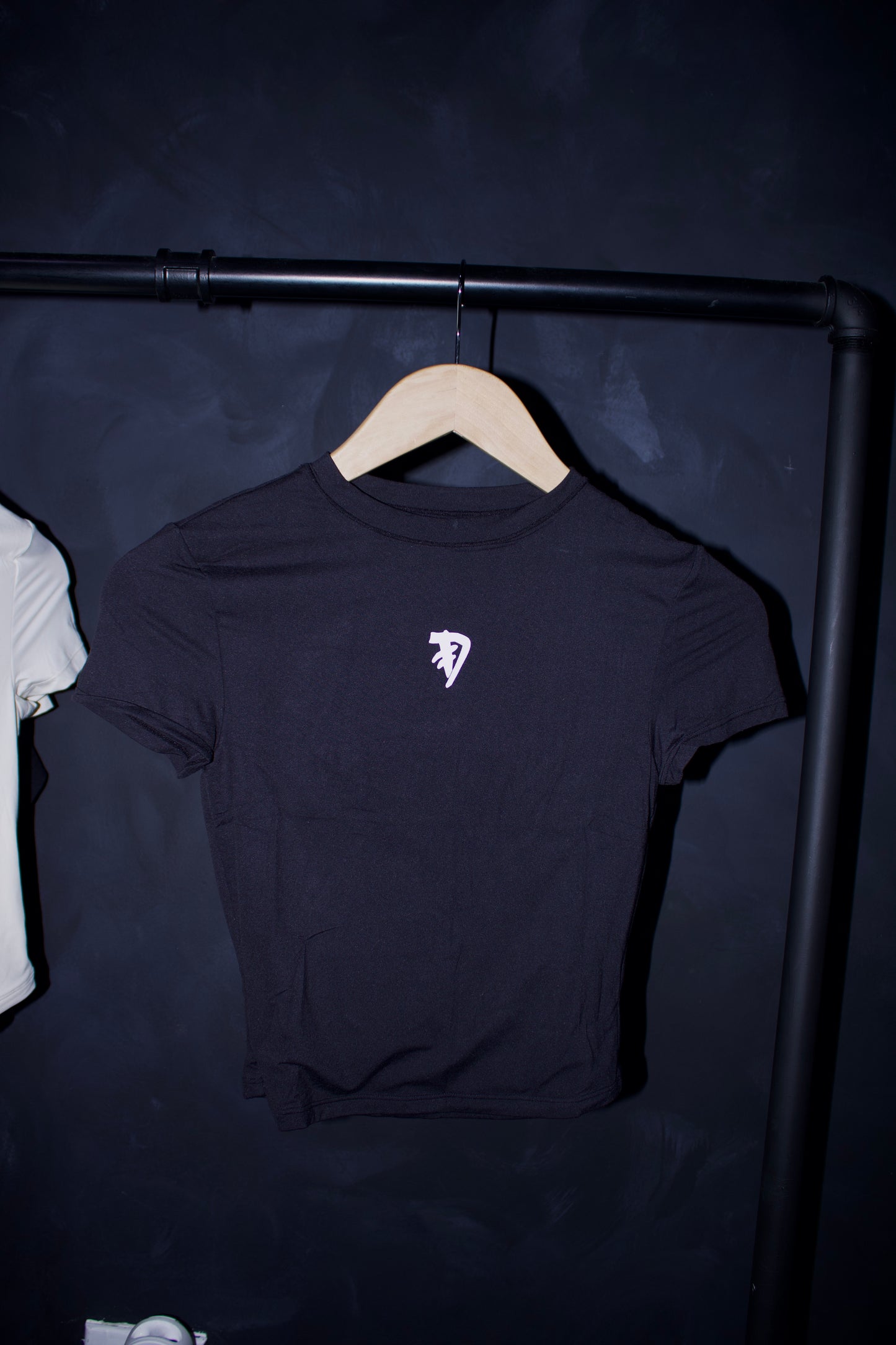 *Black Spandex Wmns Baby Tee