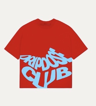 *DD CLUB TEE (Red/Blue)
