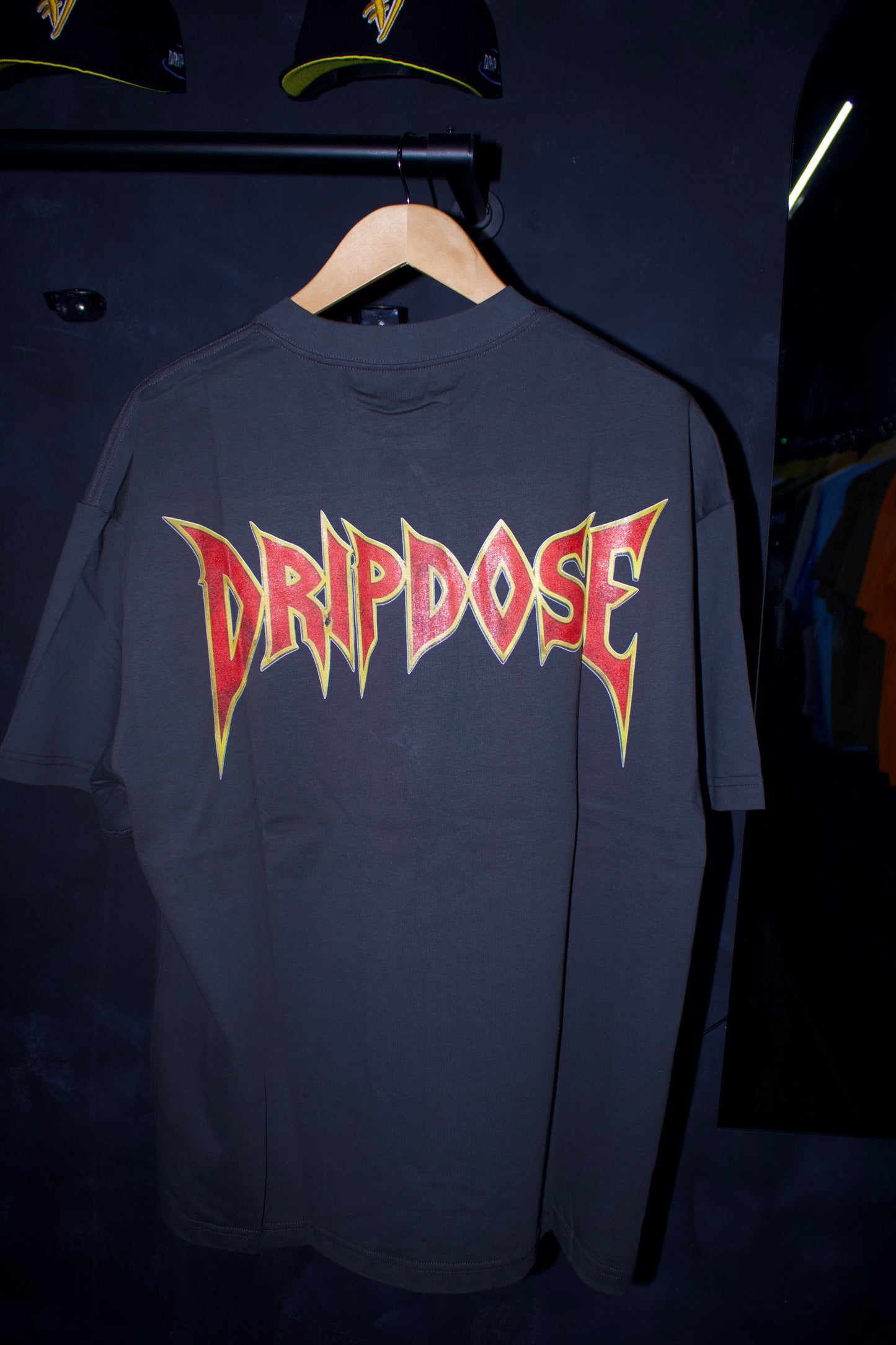 *Drip Dose Rockstar Tee [Charcoal Grey]